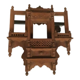 Mirrored Shelf Wall Hanging or Table Top For Sale