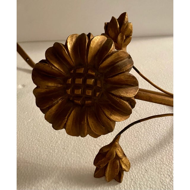 Vintage Gold Wash Curtain Tiebacks- a Pair For Sale - Image 4 of 10