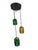 1960s Mid-Century Crystal Pendat Light by Nordica, 1950s For Sale - Image 5 of 7