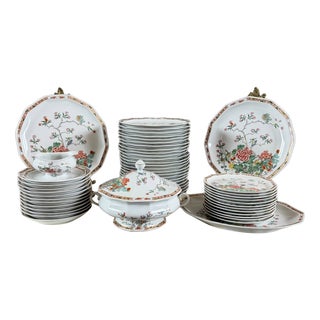 Hong-Kong Table Service from Bernardaud Limoges, 1980s, Set of 53 For Sale