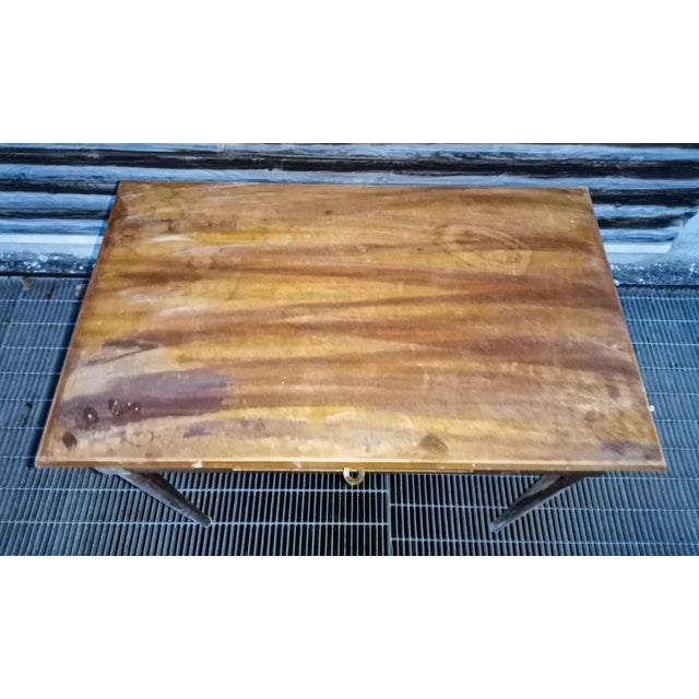 1940s Art Deco Italian One Drawer Console Table For Sale - Image 5 of 18