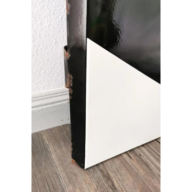 Large Signal Sign in Enamel, Germany, 1970s For Sale - Image 4 of 9