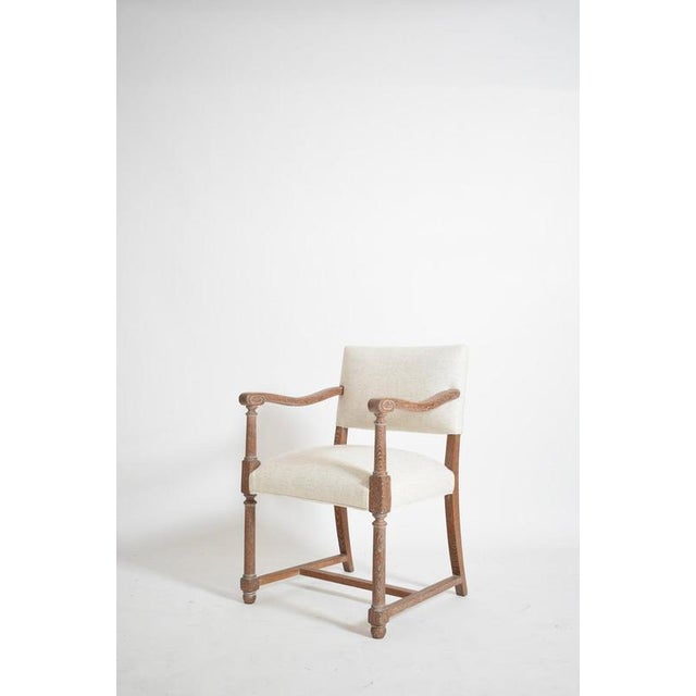 Cerused Oak Lounge Chairs, 1940s, Set of 2 For Sale - Image 3 of 6