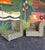 Reupholstered Postmod Henredon Folio 500 Club Chair Pair For Sale In Tampa - Image 6 of 12