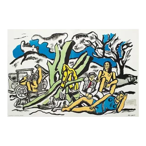XL 1987 After Fernand Leger "Country Outing", Second Edition Full-Color Print