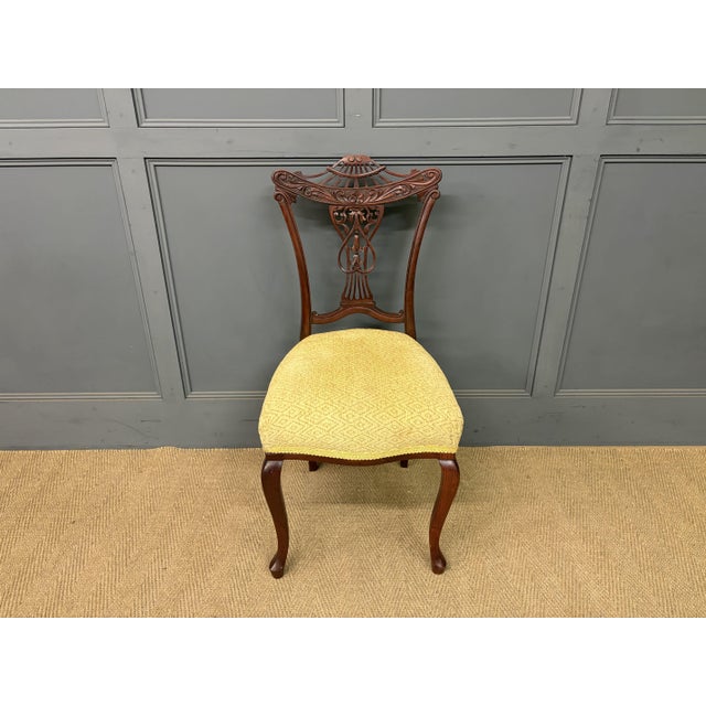 Wood Victorian Mahogany Salon Suite, 1890, Set of 7 For Sale - Image 7 of 18