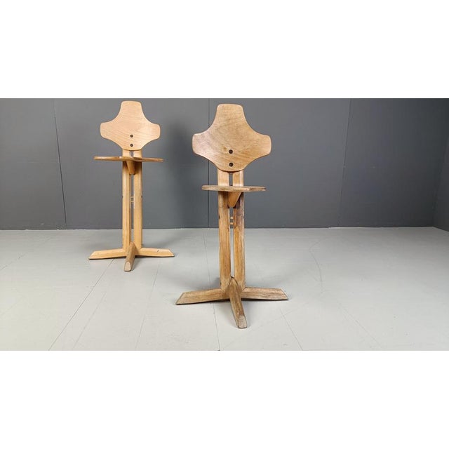 Ergonomical Plywood Chairs from Rybo, 1970s, Set of 2 For Sale - Image 9 of 13