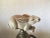 1930s 1930's Gilt Gold & Antique Cream Decorated Ceramic Lamps Adorned With Handcarved Elephant & Rabbit Flinlilies For Sale - Image 5 of 13