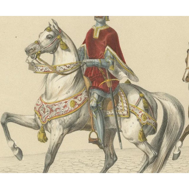 Ceremonial Procession in Switzerland, 1855, Paper For Sale - Image 4 of 10