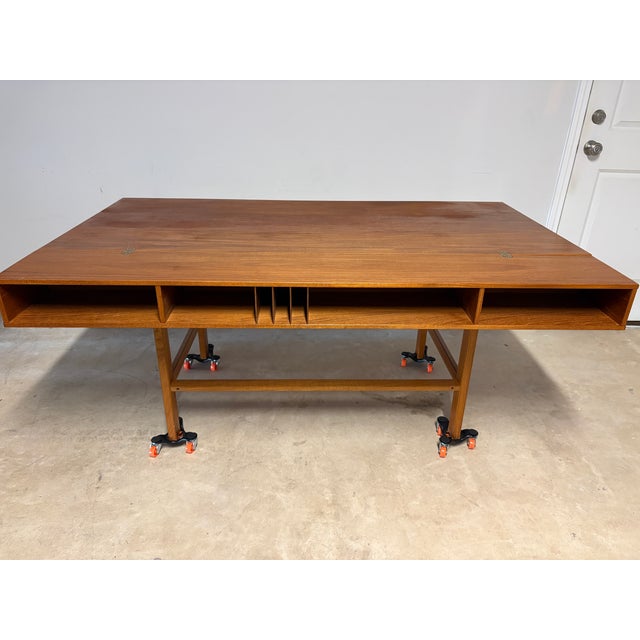 1960s Mid-Century Modern Danish Teak Flip-Top Desk by Peter Løvig Nielsen For Sale - Image 15 of 18