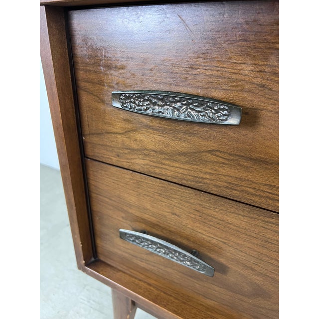 Mid Century Modern Gentleman's Chest With Brass Hardware Chairish