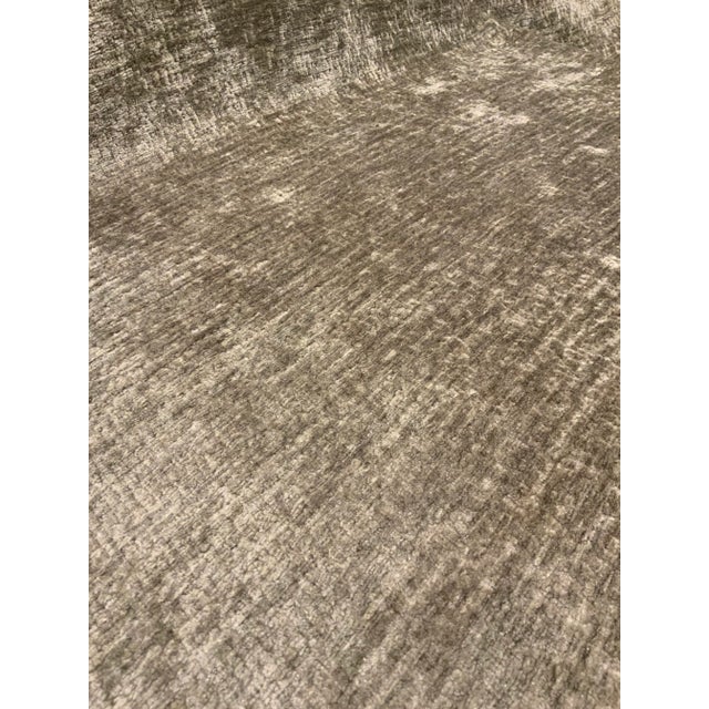 2020s Taylor King: Finlo Linen Taupe/Gray Woven Chenille Designer Fabric - 18.5 Yards For Sale - Image 5 of 6