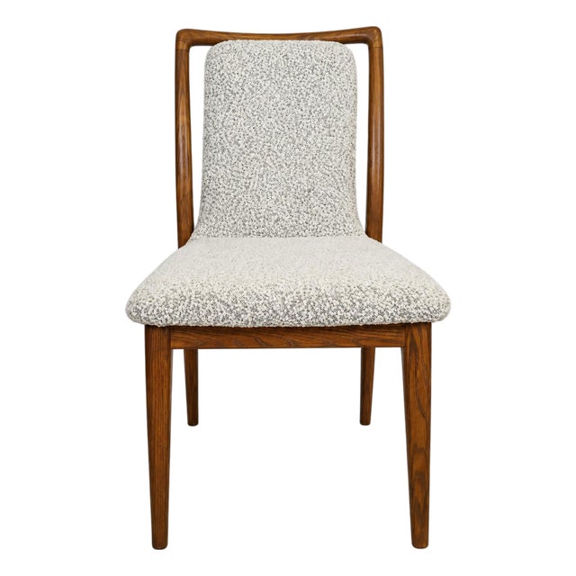 Midcentury Float Back Dining Chair For Sale