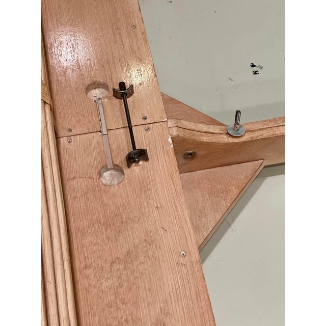 Coastal 1980s Attributed to Roche Bobois Maugrion France Rattan Platform Bed – Eastern King – Sculptural Modern Coastal For Sale - Image 3 of 12