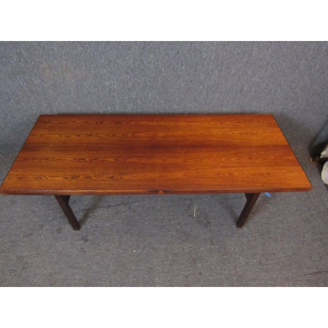 Mid 20th Century Mid-Century Danish Rosewood Coffee Table For Sale - Image 5 of 11