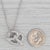 0.40ctw Diamond Pretzel Pendant Necklace 14k White Gold 16" Cable Chain For Sale In Greensboro - Image 6 of 6