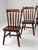 Farmhouse Vintage Colonial Spindle Back Wood Dining Chairs Set of 6 For Sale - Image 3 of 16