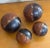 Late 20th Century Brass Studded Leather Clad Wood Decorative Balls Spheres Orbs- Set of 4 For Sale - Image 10 of 11