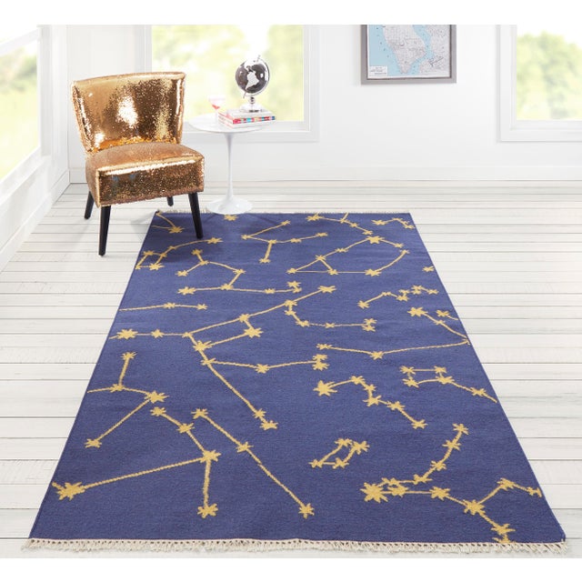 Textile Novogratz by Momeni Jem Stella in Navy Rug - 9'X12' For Sale - Image 7 of 8