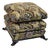 Vintage Turkish Ottoman in the Style of Frances Elkins For Sale