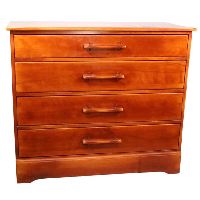 Cushman of Vermont Mid 20th Century Cushman Colonial Peter Stuyvesant Four Drawer Dresser For Sale - Image 4 of 12