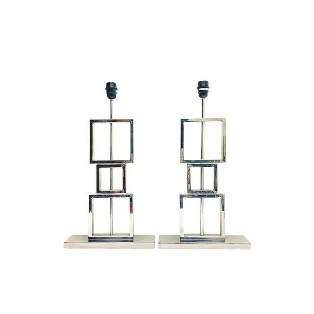 Table Lamps from Dôme Deco, Belgium, 1990s, Set of 2 For Sale - Image 4 of 9