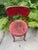 Farmhouse 1940s Vintage Industrial Distressed Red Metal Machinist Counter Stool For Sale - Image 3 of 10