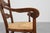 Wood 19th Century French Provincial Ladder‑back Armchair with Woven Rush Seat For Sale - Image 7 of 15