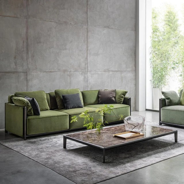 Not Yet Made - Made To Order Frame Green Sofa by Stefano Giovannoni For Sale - Image 5 of 6