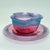 Early 20th Century Early 20th Century Set of 2, Venetian-Style Art Glass Finger Bowl and Matching Underplate For Sale - Image 5 of 11