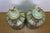 Late 20th Century Chinese Chinoiserie Green Gilt Toleware Tea Canister Caddy Banquet Lamps - a Pair For Sale - Image 9 of 18
