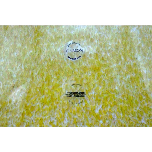 Italian Modern Murano Glass Table Lamp by Carlo Nason, 1990s For Sale - Image 8 of 9