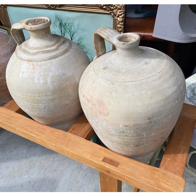 Late 19th Century Mediterranean Olive Jugs With Stand - 5 Piece Set For Sale - Image 10 of 12