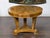 Austrian Biedermeier Walnut 1840s Table with Butterfly Veneer and Tripod Base For Sale - Image 4 of 11