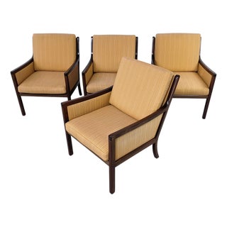 Mahogany Lounge Chairs from Ole Wanscher, Set of 2 For Sale