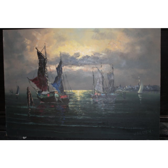 CORRECTION TO SHIPPING TIME, THIS IS SELLER SHIPPING, ARRIVAL TIME IS 4-10 DAYS FROM PURCHASE DATE. An original seascape...