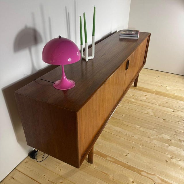 Danish Teak Sideboard by Henning Kjaernulf for Bruno Hansen, 1960s For Sale - Image 6 of 8