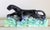 Bring iconic 1950s style into your home with this striking Mid-Century Modern black panther ceramic TV lamp base. Finished...