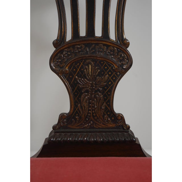 Set of 8 Maitland Smith Georgian Dining Room Chairs For Sale - Image 16 of 18