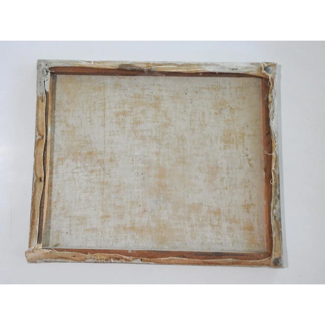 Early 20th Century Continental School Coastal Castle Cityscape Painting For Sale - Image 9 of 9