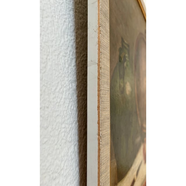 A. Bally, Cuivre et fruits, Oil on Cardboard, Framed For Sale - Image 10 of 12