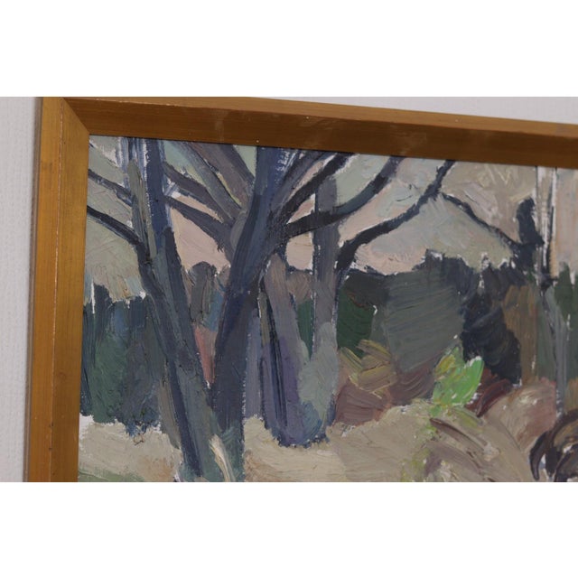 Bengt Crantz, Abstract Woodland, 1960s, Oil on Panel, Framed For Sale - Image 13 of 14
