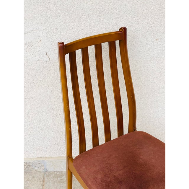 Wood Set of Scandinavian Teak Chairs, 1960s For Sale - Image 7 of 9