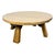 Vintage Rustic Brutalist European Round Oak Coffee Table , 1950s For Sale - Image 11 of 11