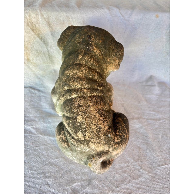 Ceramic Early 20th Century French Terracotta Bulldog Garden Sculpture For Sale - Image 7 of 13