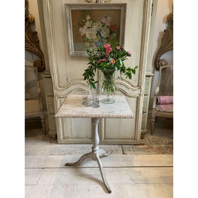 Swedish Painted Tilt Top Table on Tripod Base, Early 19th Century For Sale - Image 11 of 13