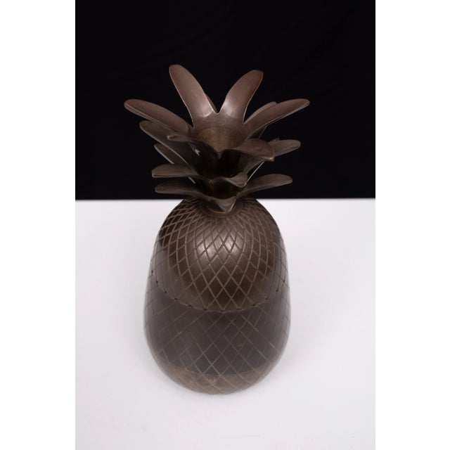 1960s Vintage Brass & Bronze Pineapple Box, France, 1960s For Sale - Image 5 of 8