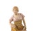 Bohemia 20th Century Hand Painted/Gilt Decorated Porcelain Decorative Woman's Sculpture For Sale - Image 4 of 12