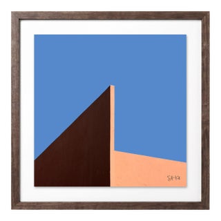 “Marrakesh 14” Giclee Archival Pigment Print 18x18 Framed in Walnut For Sale