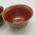 Red Japanese Vintage Arita Ware Seirangama “Shosoin Motif” Tea Cups –Red & Gold Floral Design Set 2 For Sale - Image 8 of 17